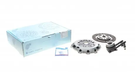 ADF123095 Комплект зчеплення Ford Escort 1.5 Ti/Fiesta 1.6 Ti 08- (d=220mm) (+вижимний) BLUE PRINT підбір по vin на Brocar