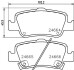 8DB355013571 Комплект тормозных колодок, дисковый тормоз HELLA підбір по vin на Brocar