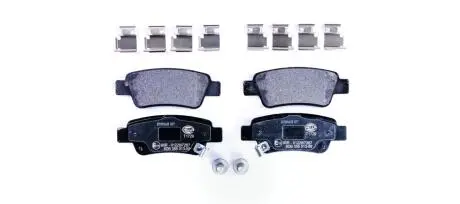 8DB355013591 Комплект гальмівних колодок, дискове гальмо HELLA підбір по vin на Brocar