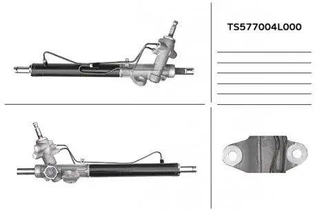 TS577004L000 Шт. Рульова рейка MANDO підбір по vin на Brocar