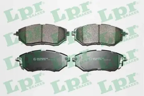 05P1402 Комплект гальмівних колодок з 4 шт. дисків LPR підбір по vin на Brocar