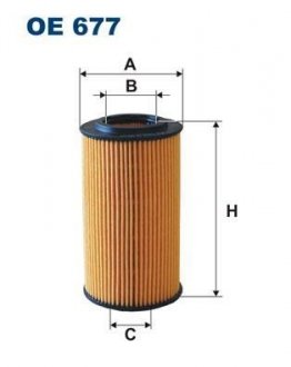 OE6776A Масляный фильтр FILTRON FILTRON підбір по vin на Brocar