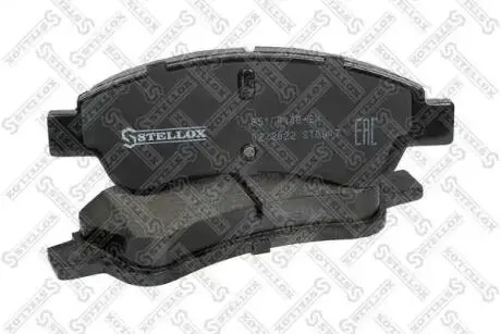 851010BSX Тормозные колодки перед. Citroen Berlingo 01-/Peugeot Partner/206/307 00- STELLOX подбор по vin на Brocar