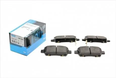 KBP9009 Колодки гальмівні (передні) Toyota Corolla 01-07/iQ 08-15/Prius 00-09 (з датчиком) KAVO підбір по vin на Brocar