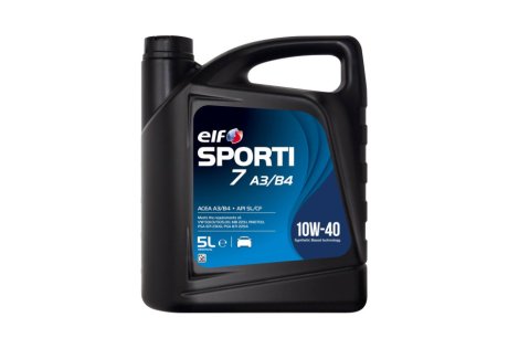 214254 Масло SPORTI 7 A3/B4 10W-40 (5L) ELF подбор по vin на Brocar