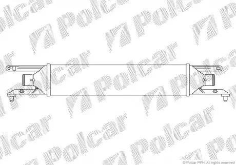 3024J82 Радіатор повітря (Інтеркулер) POLCAR підбір по vin на Brocar