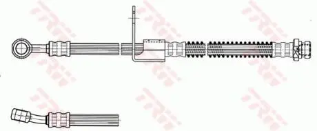 PHD958 Тормозной шланг TRW підбір по vin на Brocar