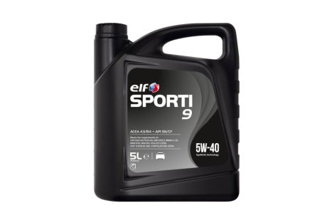 214252 Масло SPORTI 9 5W-40 (5L) ELF підбір по vin на Brocar