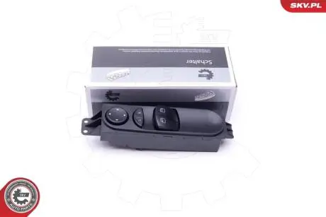 37SKV061 Кнопка стеклоподъемника и регулирования зеркал VW Crafter/MB Sprinter 06- (L) SKV GERMANY підбір по vin на Brocar