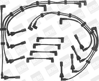 ZEF586 Дроти запалення, набір BERU підбір по vin на Brocar