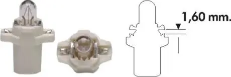 002051000000 Автолампа 12V MAGNETI MARELLI 002051000000 MAGNETI MARELLI підбір по vin на Brocar