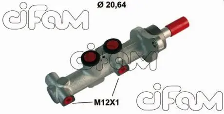 202863 Главный тормозной цилиндр PRIMASTAR 01-, OPEL VIVARO A 01-, RENAULT TRAFIC CIFAM підбір по vin на Brocar
