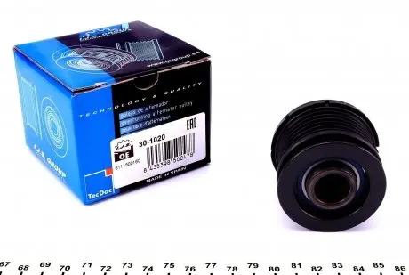 301020 Шкив генератора MB Sprinter/Vito CDI 96- (6PK) IJS GROUP подбор по vin на Brocar