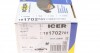 181702701 Колодки гальмівні (передні) Citroen С1/Peugeot 107 05-/108 14-/Toyota Aygo 05- ICER підбір по vin на Brocar