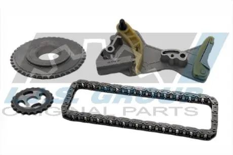 401052FK Комплект ланцюга насосу масляного Audi A4/A6 2.0 TDI 04- (ланцюг, натяжник, шестерня) z=60 IJS GROUP підбір по vin на Brocar