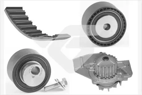 KH70WP31 Комплект ГРМ + помпа Citroen Berlingo/Jumpy 2.0HDI (141x25) HUTCHINSON підбір по vin на Brocar