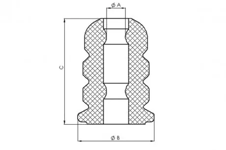 TED70269 Пилозахисний к-т амортизатора TEDGUM підбір по vin на Brocar