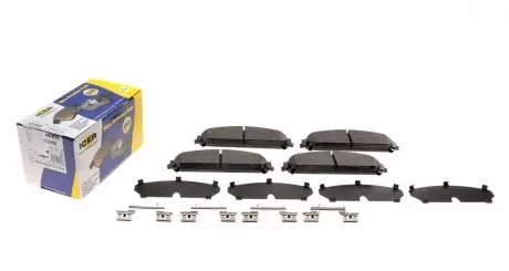 182068 Колодки гальмівні (передні) Dodge Charger VI/VII 05-/Chrysler 300 C/II 04- ICER підбір по vin на Brocar