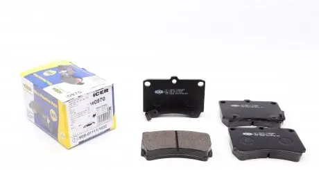 180970 Колодки тормозные (передние) Kia Rio 00-05/Mazda 323 89-98/121 II 90-96 ICER подбор по vin на Brocar