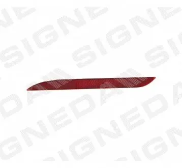 ZFD1645L Відбивач в задній бампер SIGNEDA підбір по vin на Brocar
