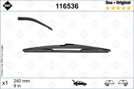 116536 Склоочисник SWF підбір по vin на Brocar