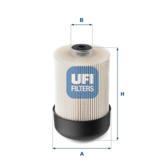 2611400 Топливный фильтр UFI подбор по vin на Brocar