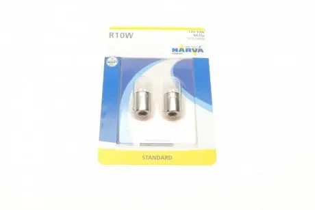 173114000 Автолампа R10W 12V 10W BA15s Standard (блістер/к-кт 2шт) NARVA підбір по vin на Brocar