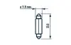 171254000 Автолампа C5W 12V 5W SV8.5 (11x35mm) (блістер/к-кт 2шт) NARVA підбір по vin на Brocar