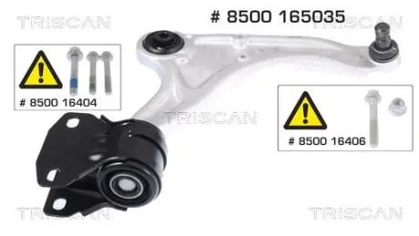 8500165035 Важіль підвіски, підвіска коліс TRISCAN підбір по vin на Brocar