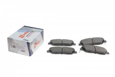 209157 Колодки гальмівні (передні) Hyundai Santa Fe/Kia Sorento 00- SOLGY підбір по vin на Brocar