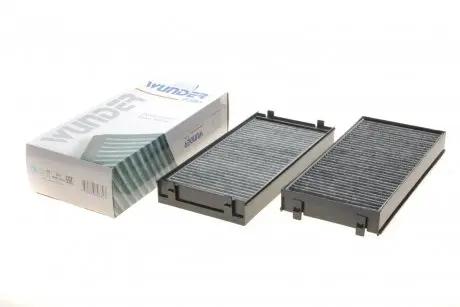 WPK218 Фильтр салона BMW X5 (E70/F15)/X6 (E71/E72) 2.0-4.8 07- (угольный) (2шт) WUNDER FILTER подбор по vin на Brocar