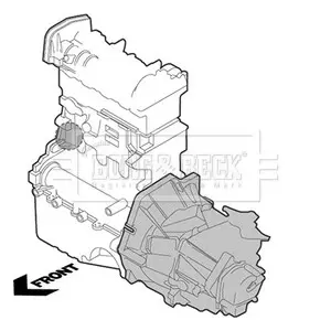 BEM4280 Подушка двигуна BEM4280 BORG &amp; BECK BORG&BECK підбір по vin на Brocar