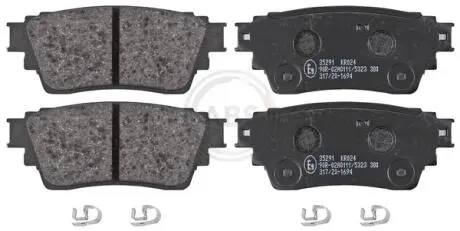 35291 KLOCKI HAMULC. MITSUBISHI ECLIPSE CROSS 17- TYŁ A.B.S. подбор по vin на Brocar
