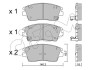 82211640 Гальмівні колодки перед. Hyundai ix35 /Tucson /Elantra /Kia Sportage 1.6-2.4 13- CIFAM підбір по vin на Brocar