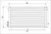 Радіатор кондиціонера BMW 3 (E90/E91)/X1 (E84)/1.6-3.0D 04-16 (N47/N57/N55) 814012