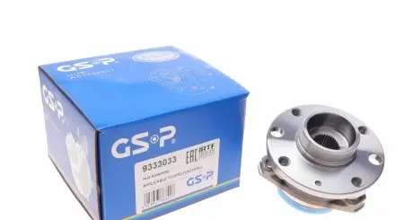 9333033 Підшипник маточини (передньої) Opel Astra G 98-09 (+ABS) GSP підбір по vin на Brocar