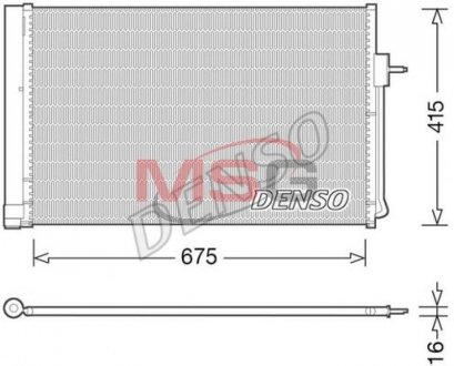 DCN15001 Конденсатор DENSO подбор по vin на Brocar