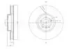 8001868C TARCZA HAMULC. BMW 7 G11,G12 15- PP CIFAM підбір по vin на Brocar