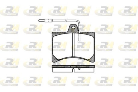 203504 Колодки тормозные дисковые, комплект ROADHOUSE підбір по vin на Brocar