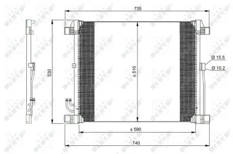 350099 Конденсатор NRF підбір по vin на Brocar