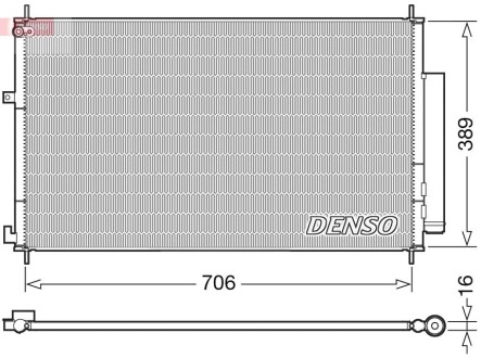 DCN40024 Конденсатор DENSO підбір по vin на Brocar