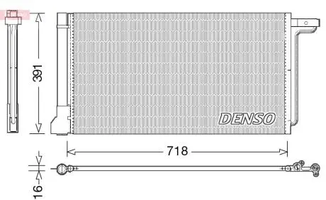 DCN10028 Конденсатор DENSO підбір по vin на Brocar