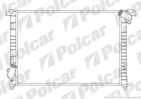 5101082 Радиаторы охлаждения POLCAR подбор по vin на Brocar