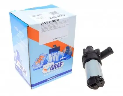 AWP002 Насос системи охолодження (додатковий) Ford Galaxy/VW LT/Sharan 95-06/Golf/T4 90-06/Passat 88-00 GRAF підбір по vin на Brocar