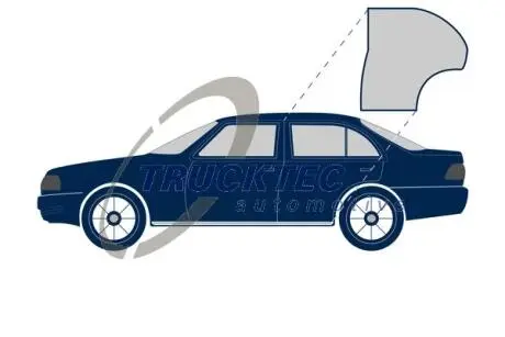 0253039 Ущільнення дверей TRUCKTEC підбір по vin на Brocar