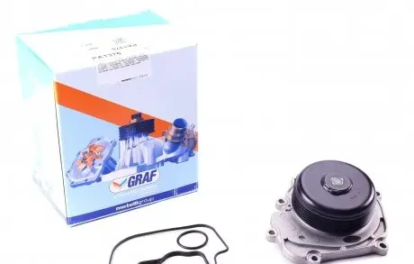 PA1376 Помпа воды MB C-class (W204)/E-class (W212)/Vito (W447) OM651 2.2CDI 08- (switch.)(R/B)(7 лоп)(6кан) GRAF підбір по vin на Brocar