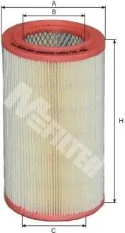 A398 Фильтр воздушный M-FILTER подбор по vin на Brocar