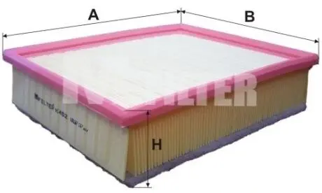 K452 Фільтр повітряний M-FILTER підбір по vin на Brocar