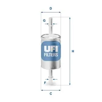 3174003 Паливний фільтр UFI підбір по vin на Brocar