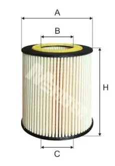 TE625 Фильтр масляный M-FILTER подбор по vin на Brocar